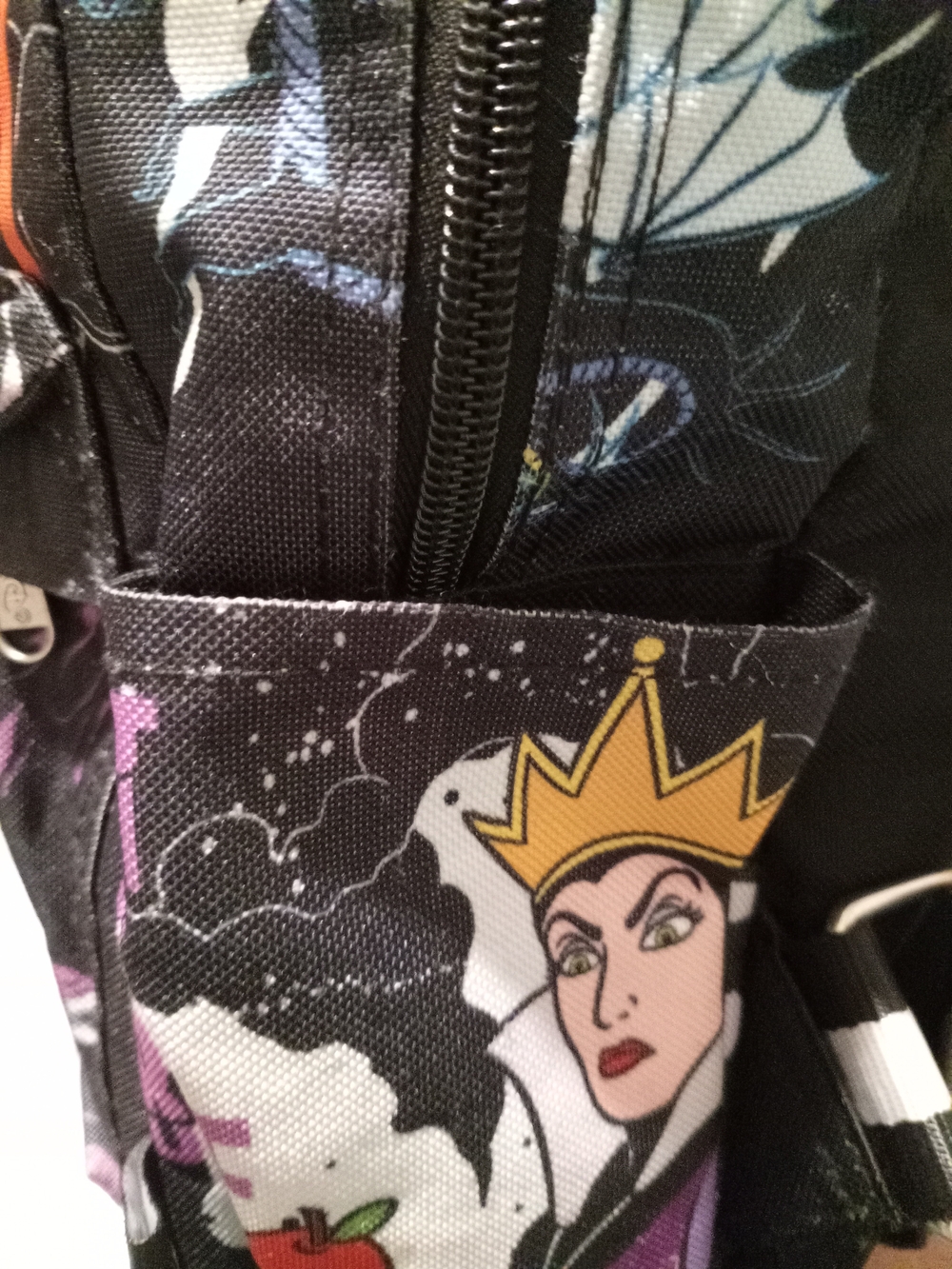 Disney Villains Pattern Mini Backpack - Black Multi - Picture 3 of 6